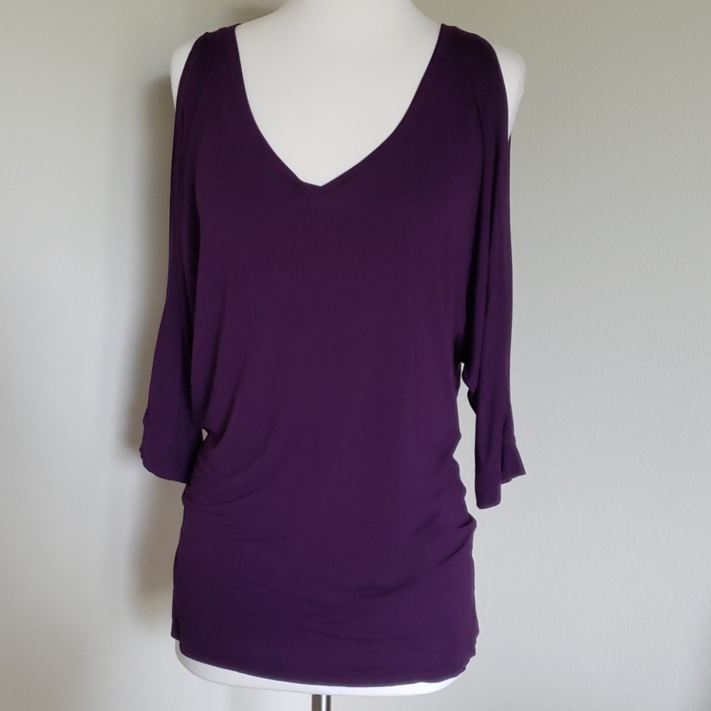 Michael Stars cold shoulder blouse